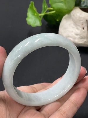 F34019663 Jadeite Round Bracelet Total Weight Approx. 72.6g Size 60