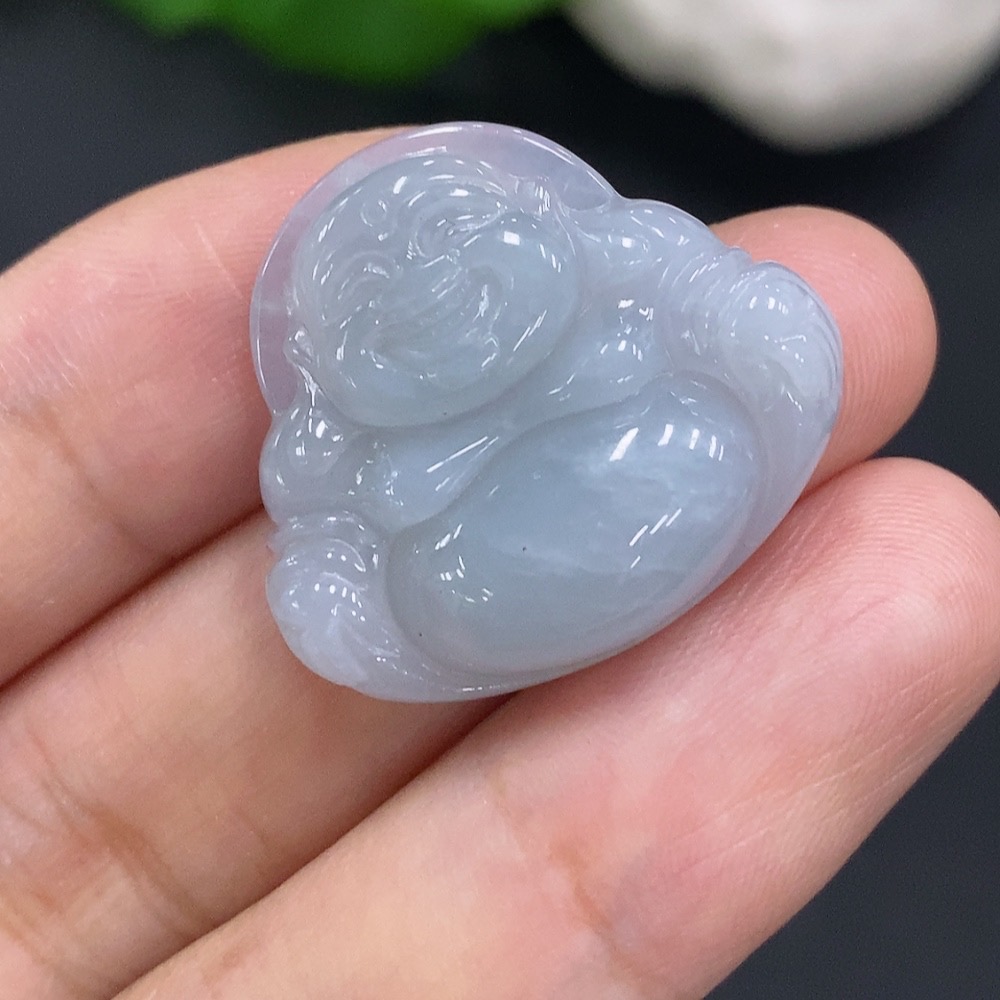 F28193290 Jadeite Buddha Pendant Total Weight Approximately 5.8g