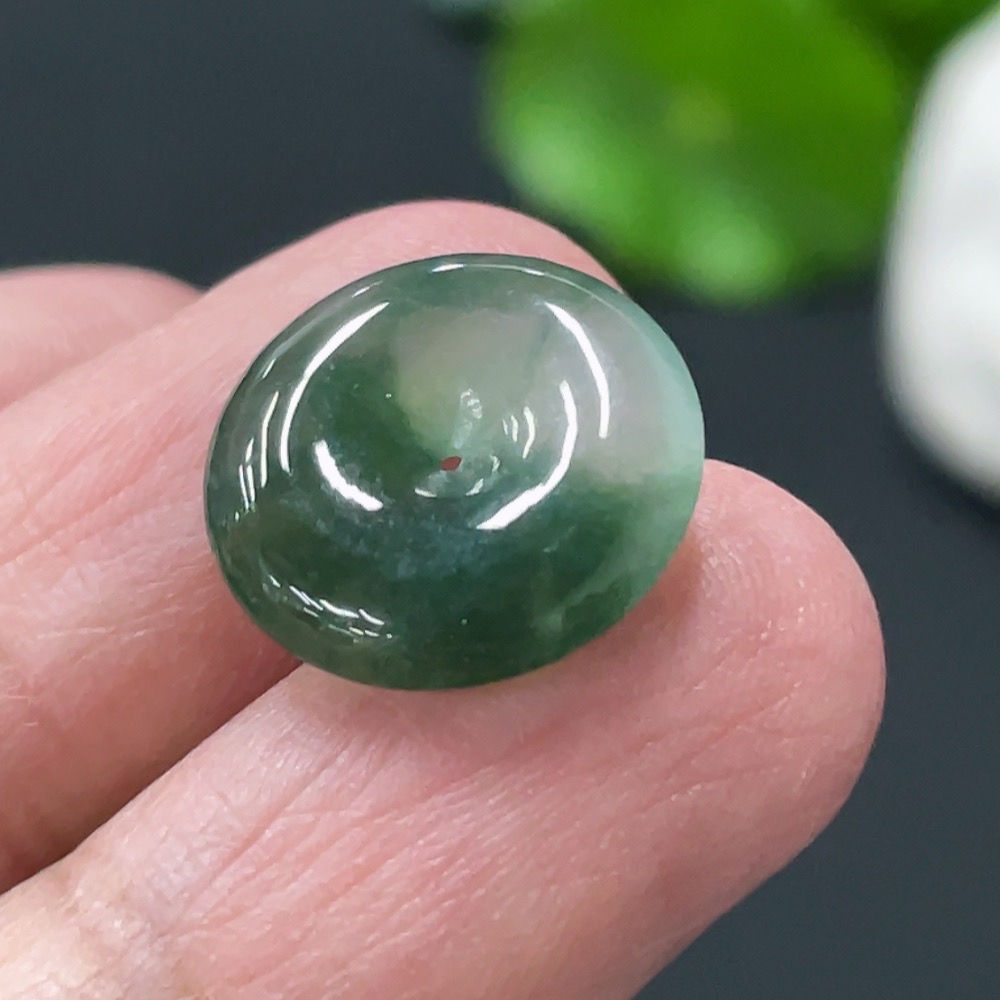 F29431977 Jadeite Safety Buckle Pendant, Total Weight Approx. 1.36g