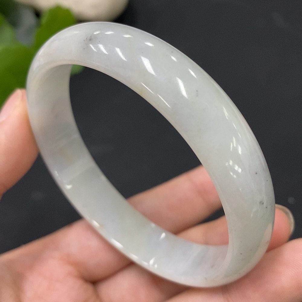 F27179453 Jadeite round bracelet total weight approx. 42.8g size 60