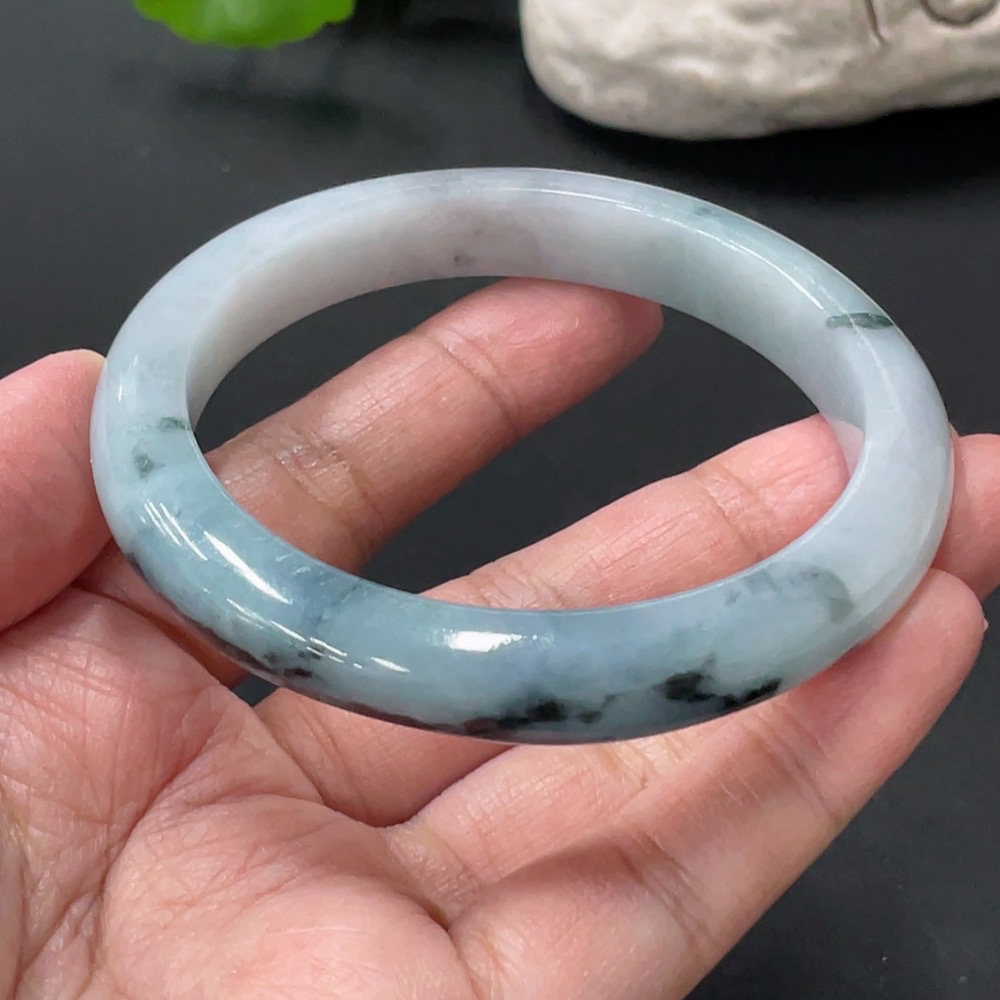 F33874817 Jadeite Circle Bracelet 58mm Diameter Total Weight Approx. 49.66g With Breakage