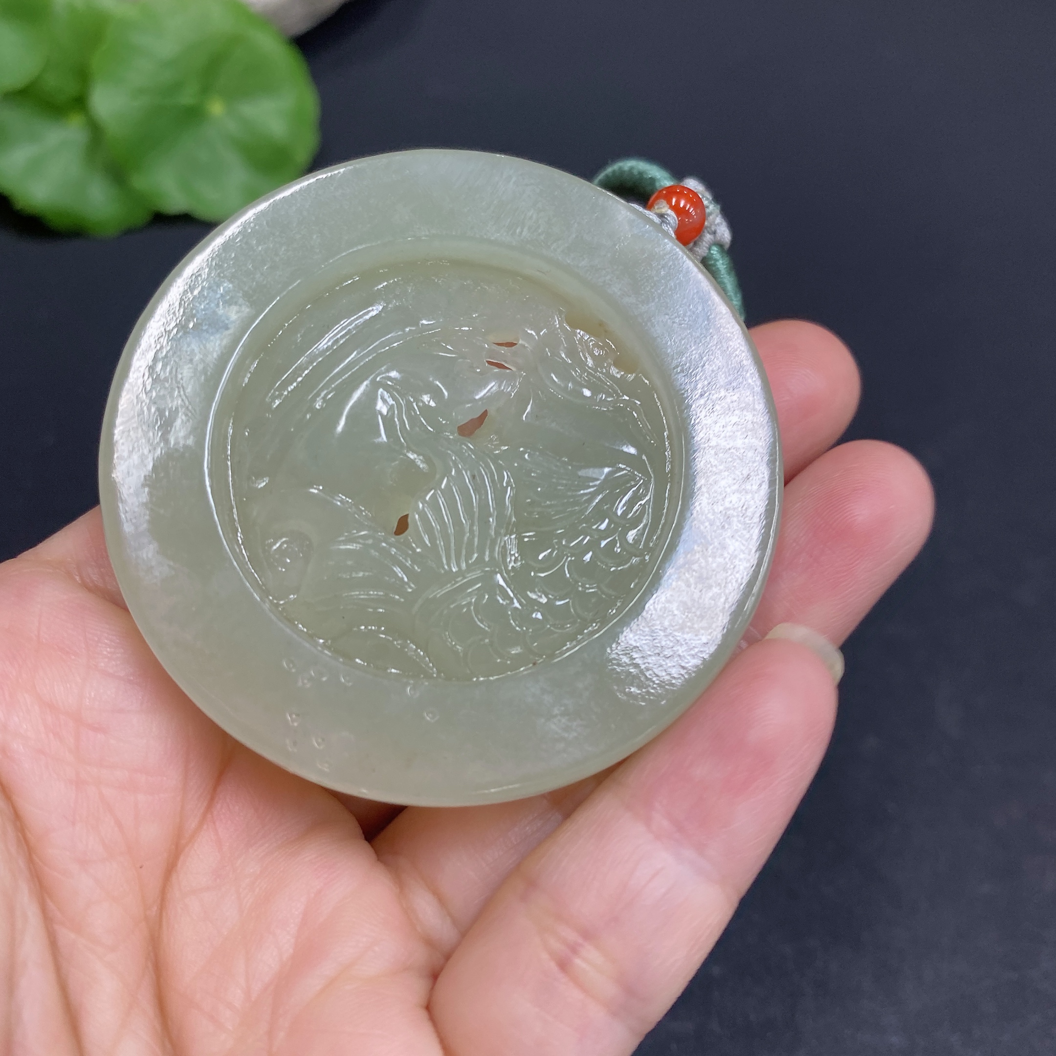 H33878869 Hetian Jade Pendant - Abundant Year After Year