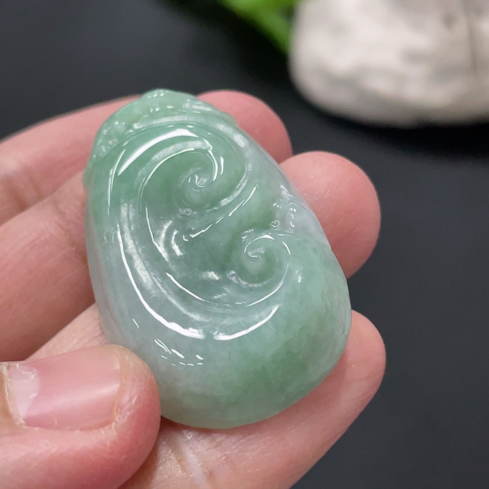 F34077564 Jadeite Ruyi Pendant, Total Weight Approx. 11.17g
