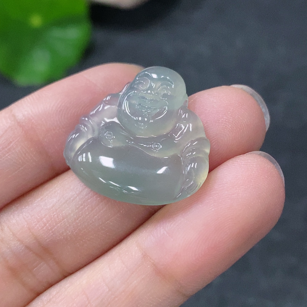 F34954765 Jadeite Pendant Buddha, Total Weight Approx. 2.32g