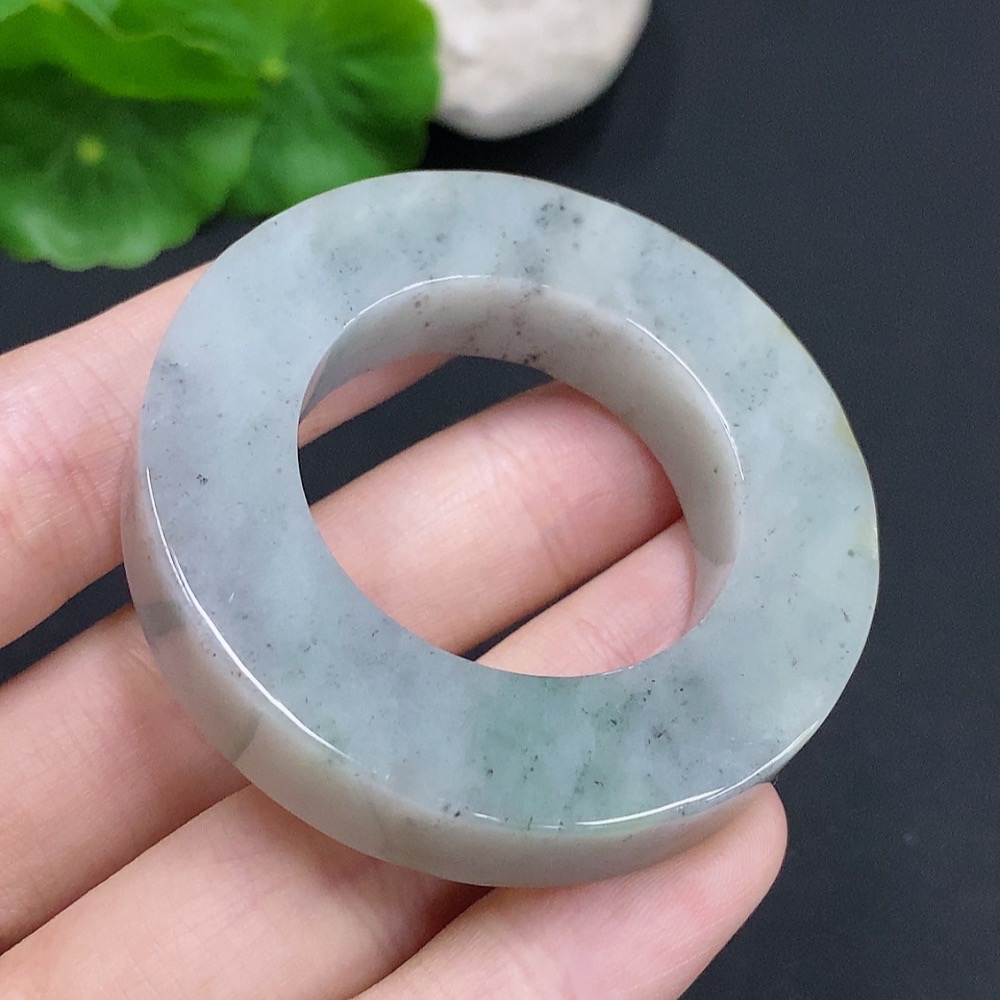 F31606295 Jadeite Donut Pendant Total Weight Approx. 44g