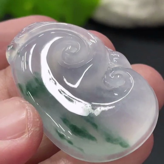 F32721769 Jadeite Ruyi Pendant Total Weight Approx. 8.77g