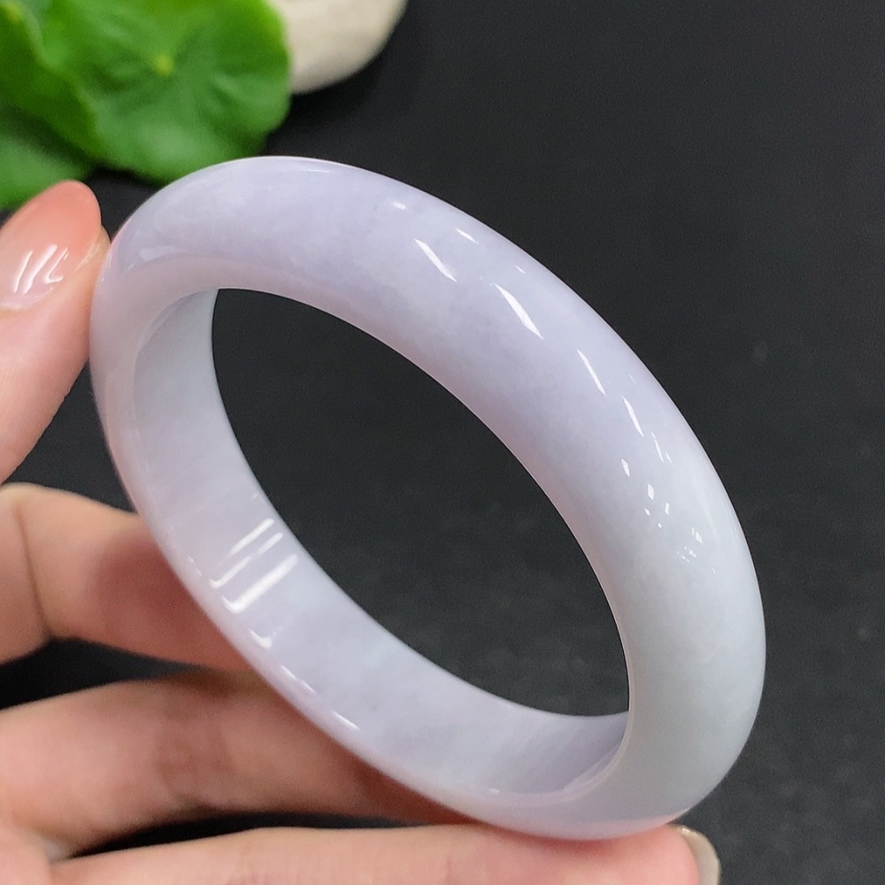 F34003077 Jadeite Round Bracelet, Total Weight Approx. 59.2g, Size 57