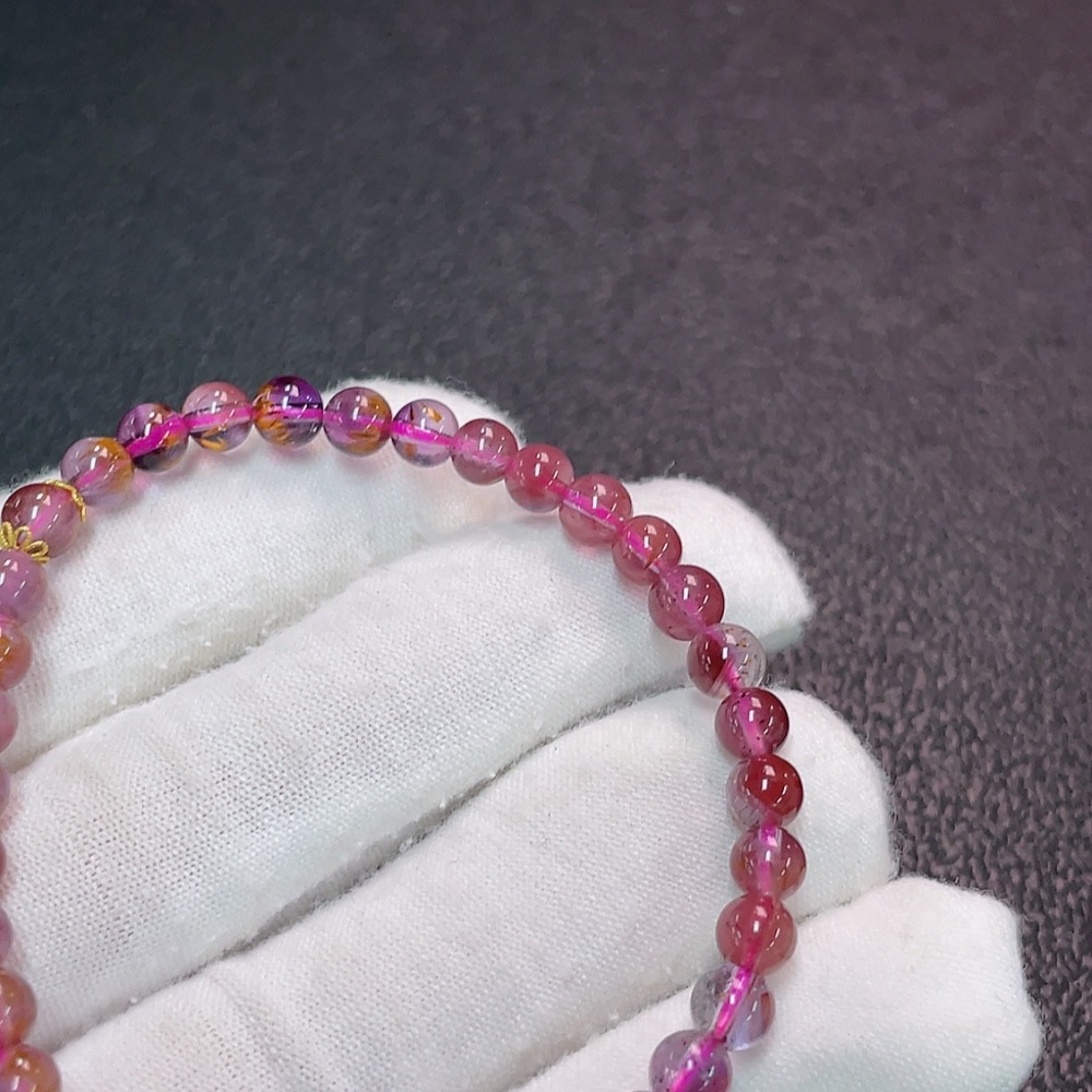 C32719919 Crystal Bracelet Non-Gold Total Weight Approx.6.6g Size About5.1mm