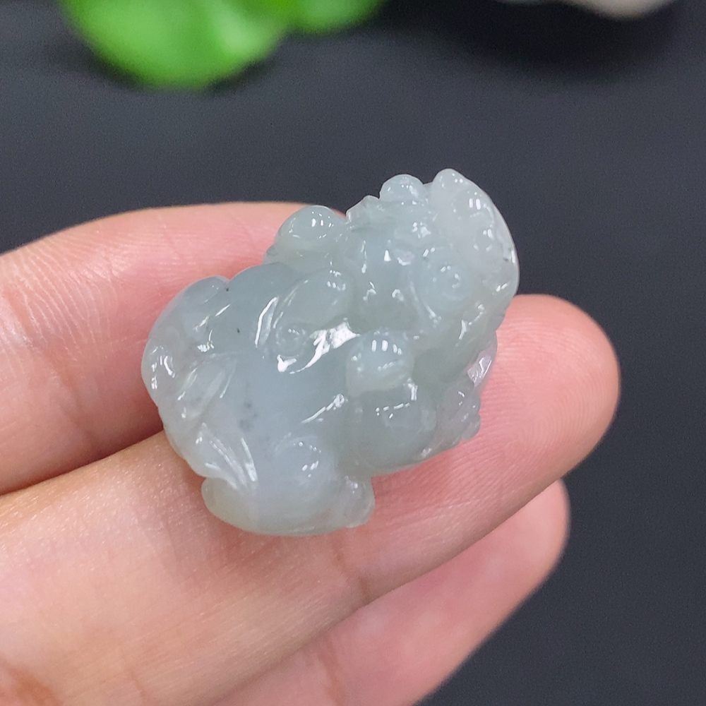 F30484266 Jadeite Pixiu Pendant, Total Weight Approx. 7.9g