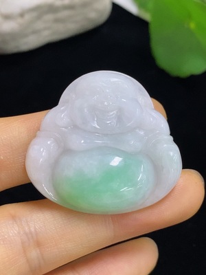 F46564271 翡翠挂件      佛公      货品总重约13.2g
