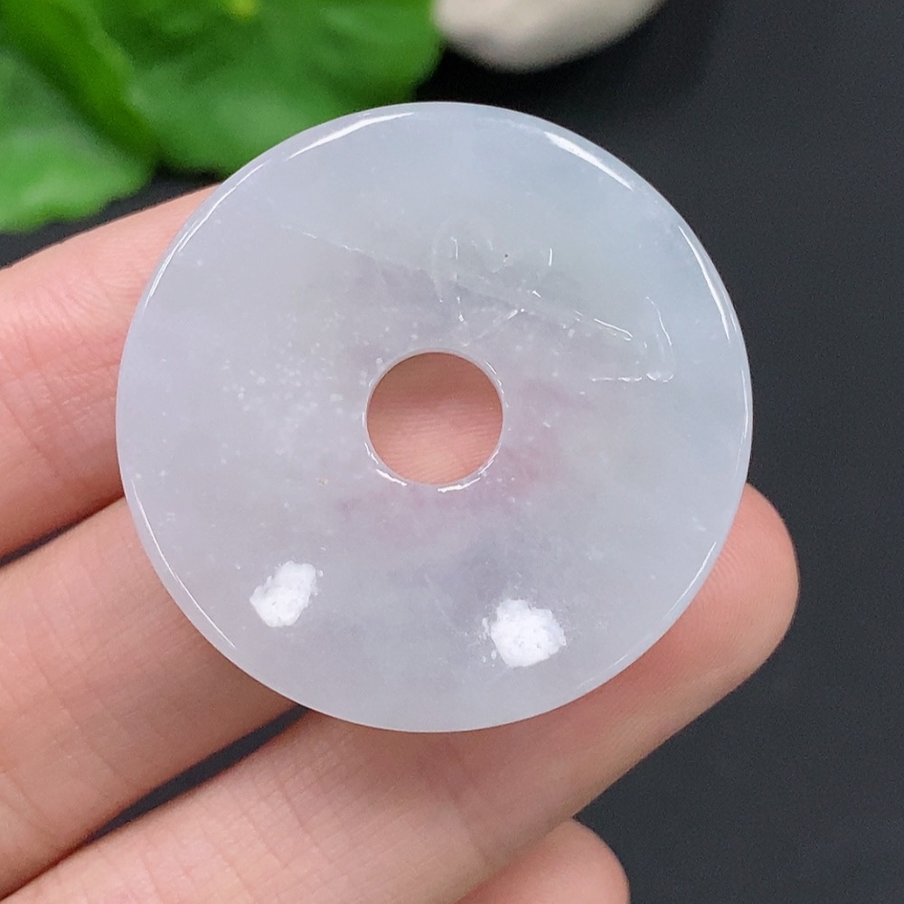 F29392361 Jadeite Donut Pendant Total Weight Approx. 15.1g