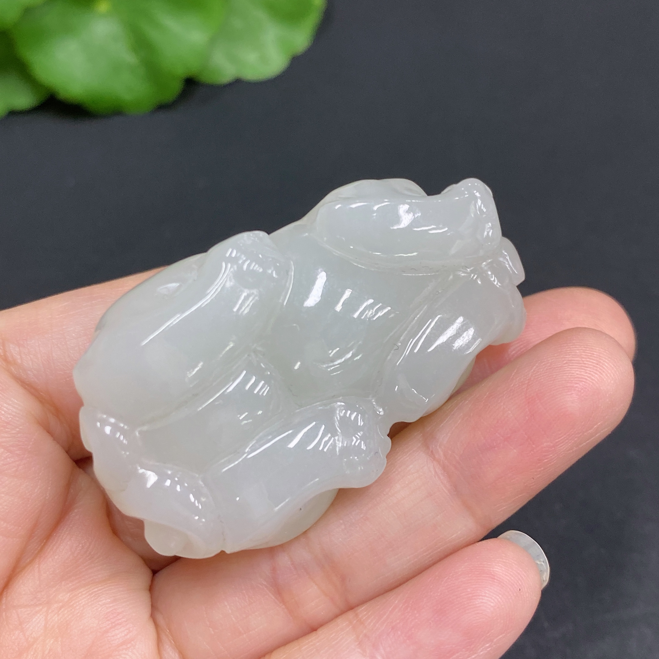 H34970535 Hetian Jade Pendant  Pixiu  Total Weight About 43.8g