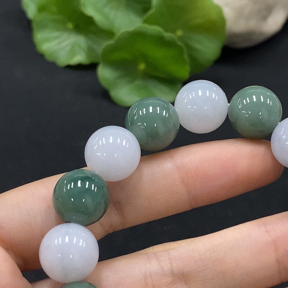 F35115636 Jadeite Bracelet 12.3mm Approx. Total Weight Approx. 52.44g