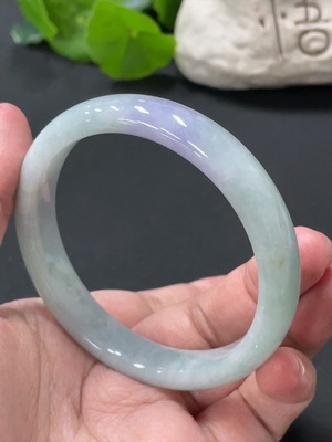 F33876063 Jadeite Round Bracelet Size 58mm Total Weight Approx. 47.94g With Break