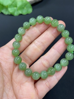 H39604178 Hetian Jade Bracelet, approx. 7.8mm, total weight about 17g