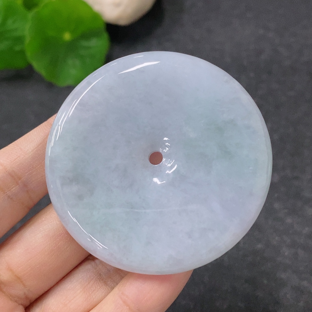 F32792263 JadeitePendant Peace Buckle Total Weight Approx. 44.38g