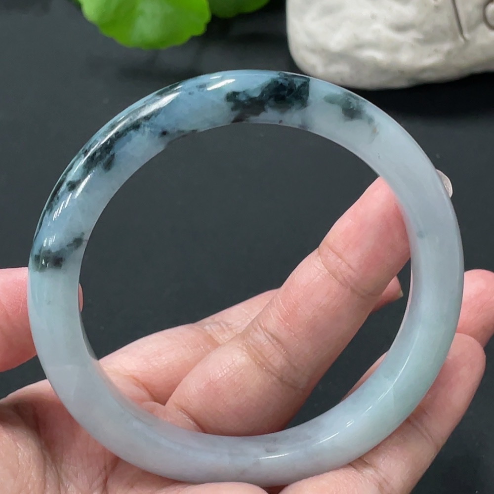 F33874817 Jadeite Circle Bracelet 58mm Diameter Total Weight Approx. 49.66g With Breakage