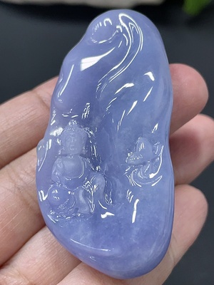 F28271929 Jadeite Guanyin Pendant, Total Weight Approx. 36.7g