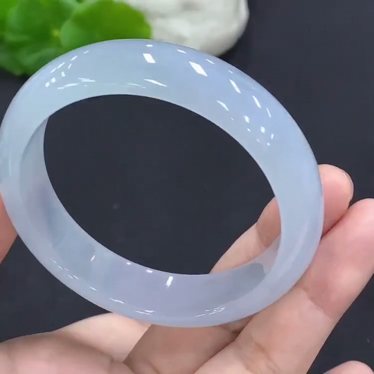 F28231836 Jadeite Round Bangle Size 54.6 Total Weight Approx. 54.3g