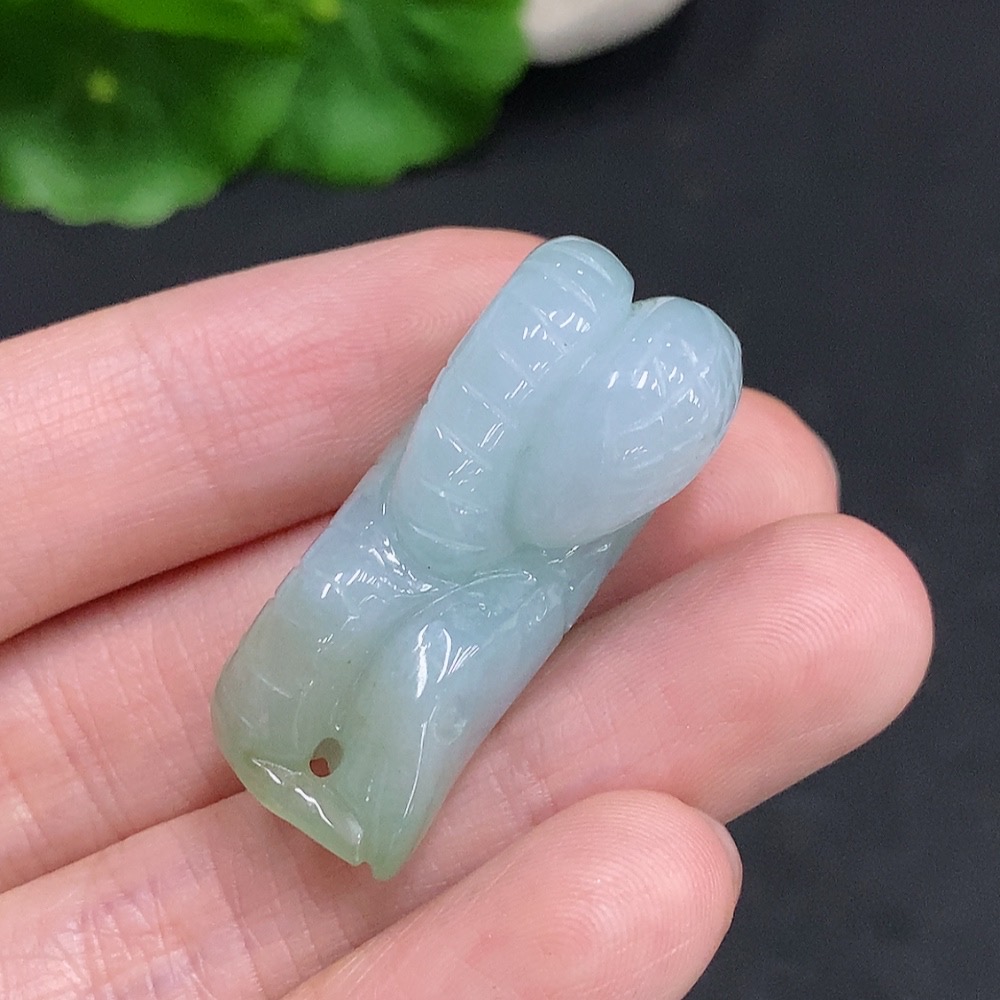 F35077926 Jadeite Flying Snake Pendant Total Weight Approx. 17.1g