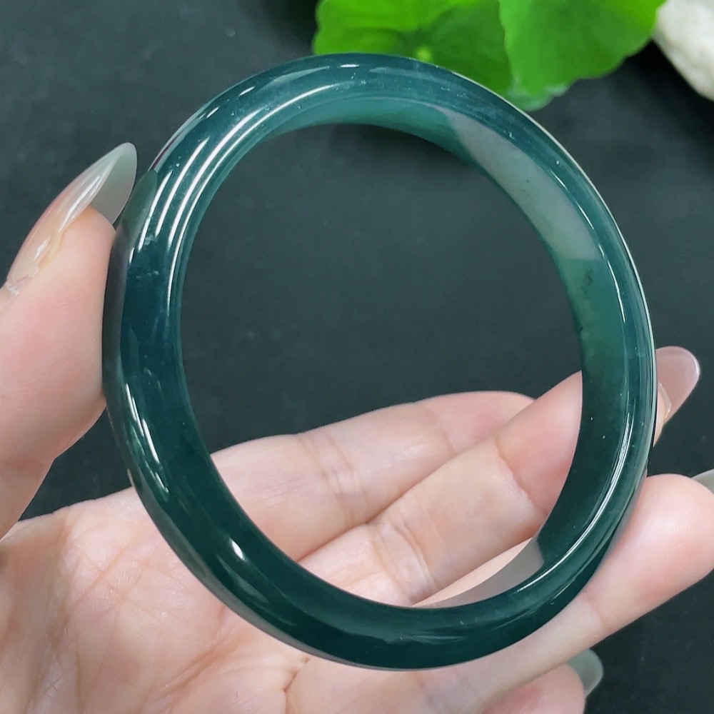 F29360014 Jadeite Round Bangle Size 58.8 Total Weight Approximately 42.3g