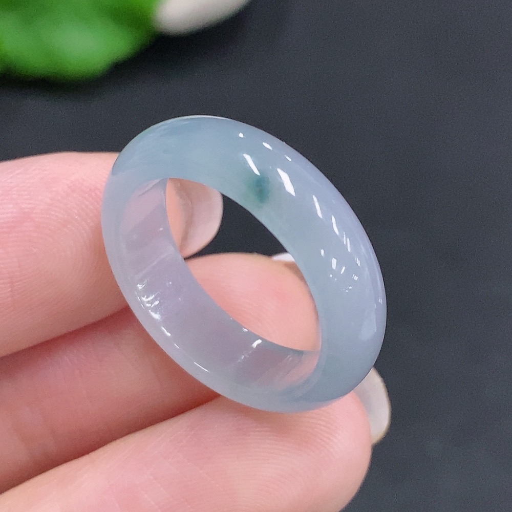 F34061022 Jadeite Ring Total Weight Approx. 3.2g Size 17