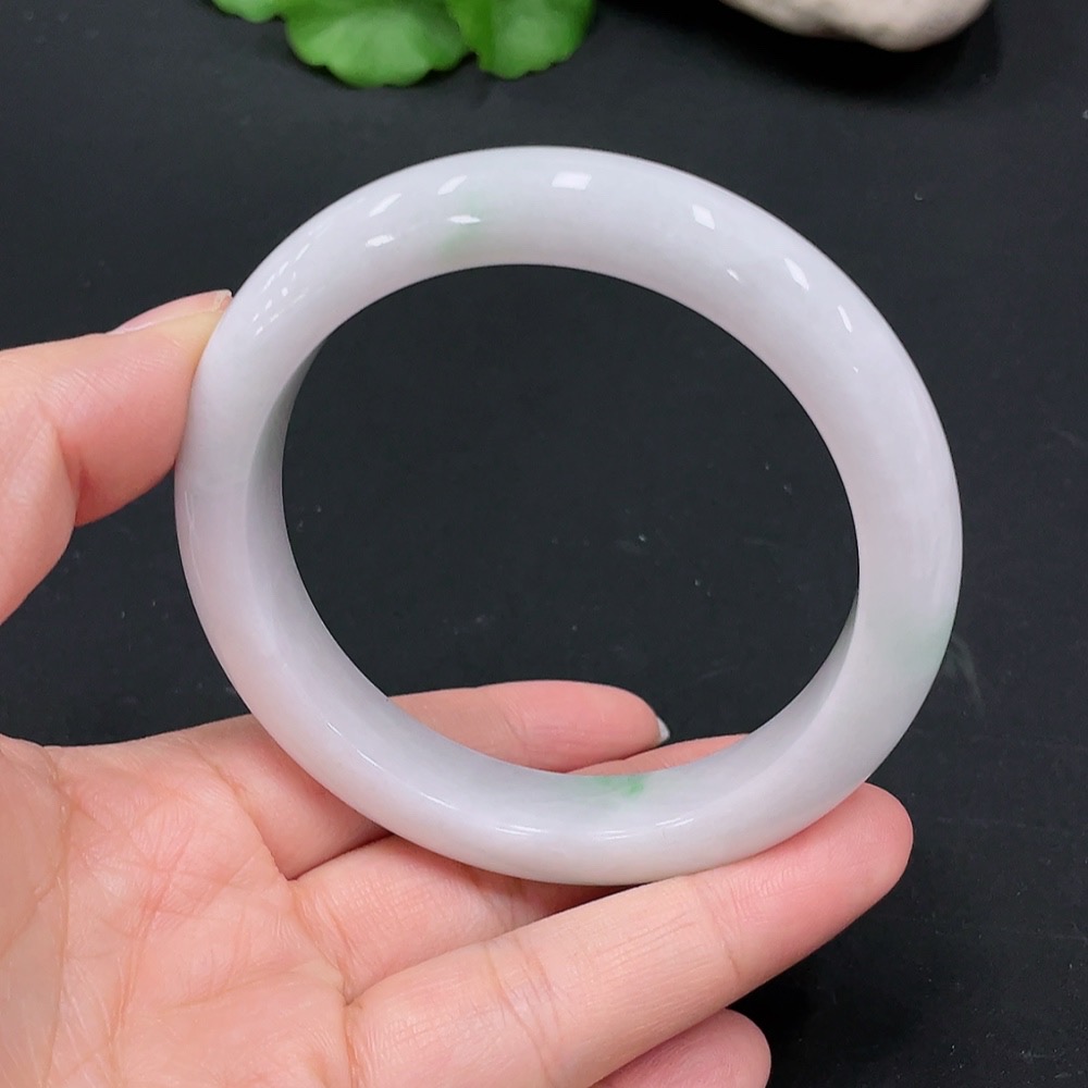 F25907598 Jadeite Round Bracelet Size 59.4 Total Weight Approx. 66.98g