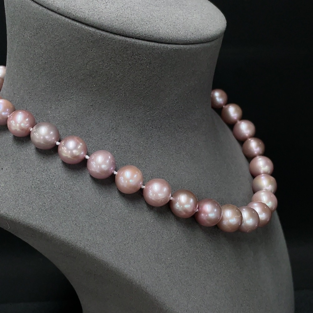 C34950497 18K Pearl Strand Total Weight Approx. 89.66g Size 11.4-13.2mm