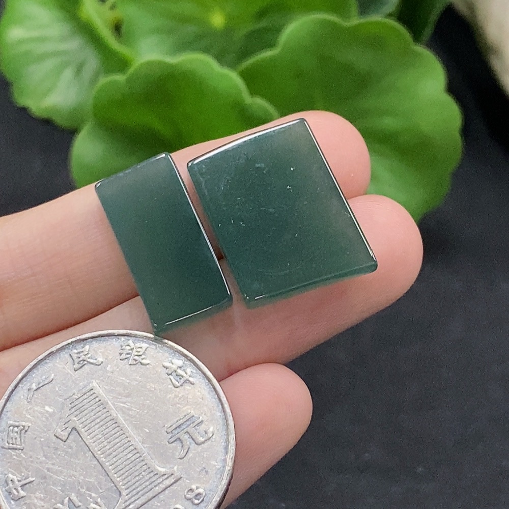 F34056864 Jadeite Inlaid Pieces Sell as a Lot