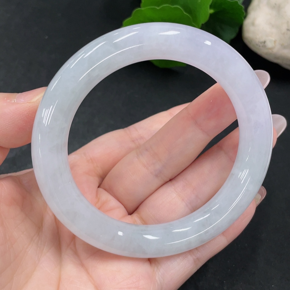 F32709143 Jadeite Round Bangle Total Weight Approx.68.7g Size 57