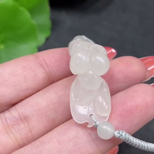 H34961067 Hetian Jade Lotus Hand Plate