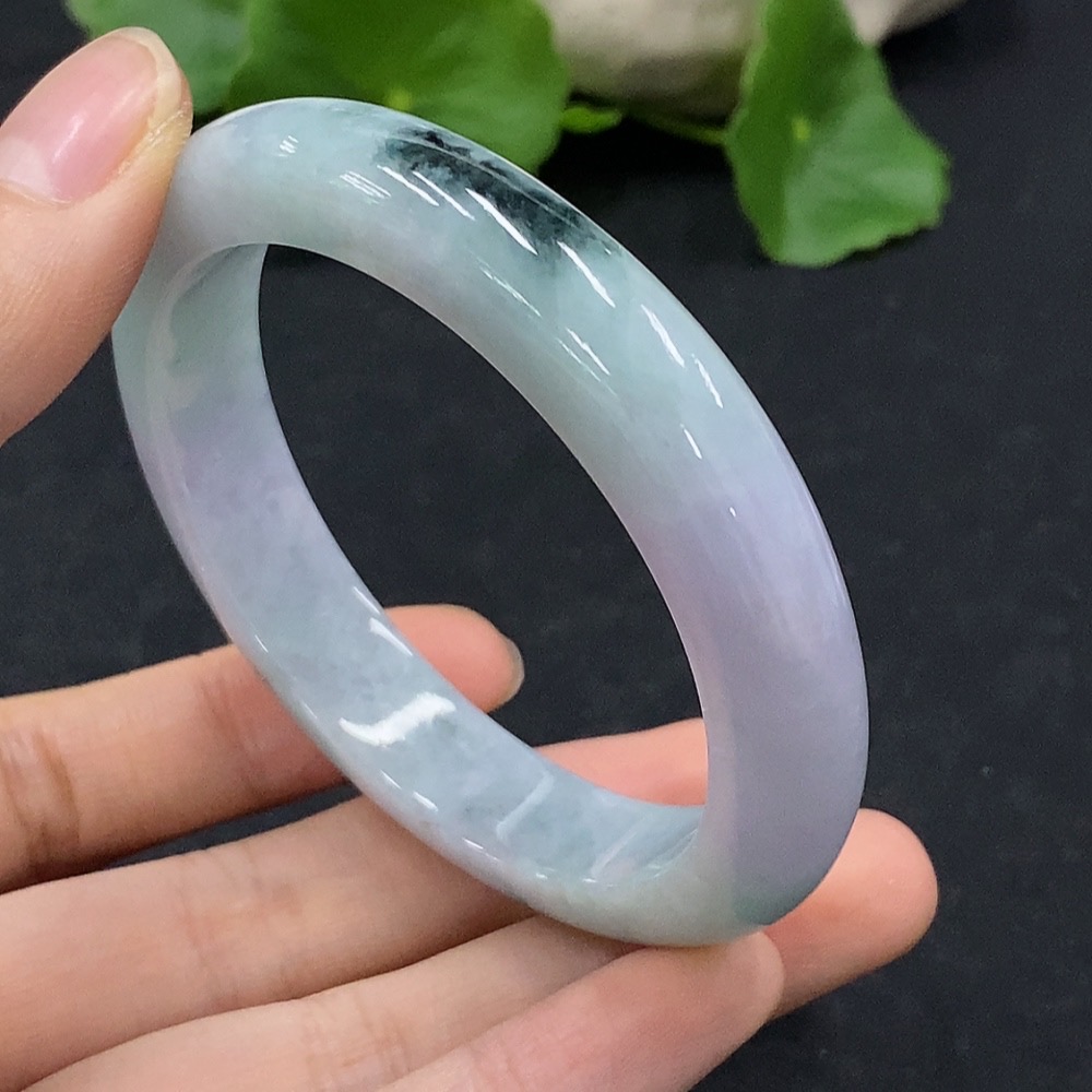 F30516522 JadeiteRound Bangle, Inner Diameter 53.2, Total Weight Approx. 46.76g