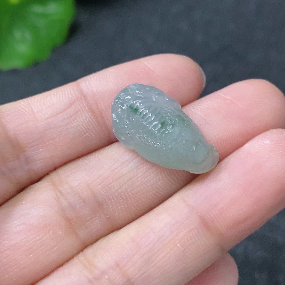 F33942671 Jadeite Pendant Golden Toad Total Weight Approx. 2.48g