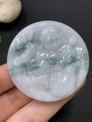 F29322483 JadeiteBuddha Pendant Total Weight Approx. 32.53g