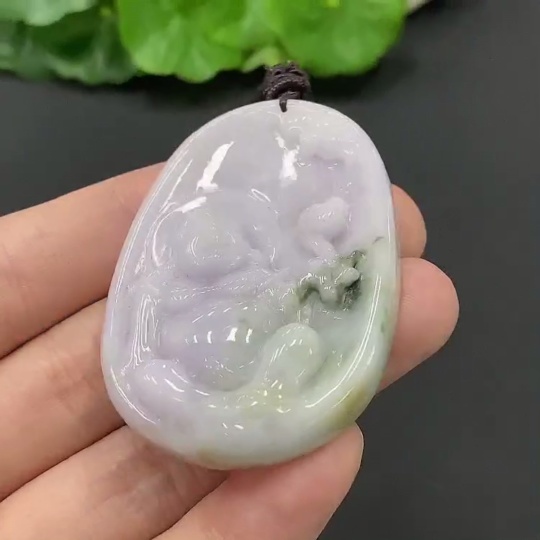 F08444540 Jadeite Buddha Pendant