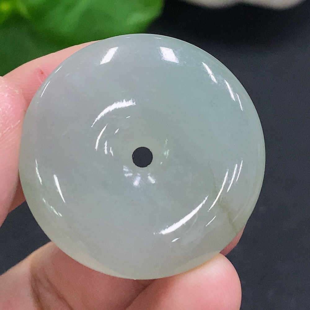 F32801262 Jadeite Safety Buckle Total Weight About 16g