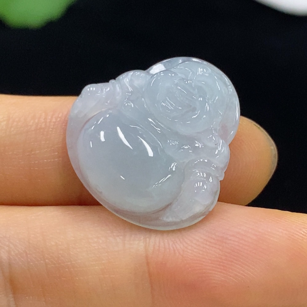 F35095602 Jadeite Buddha Pendant Total Weight Approx. 4.05g