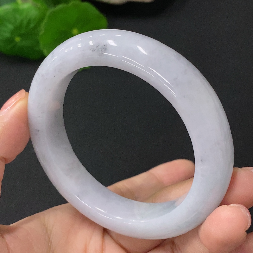 F35088359 Jadeite Round Bangle Size 52mm Total Weight Approx. 63g
