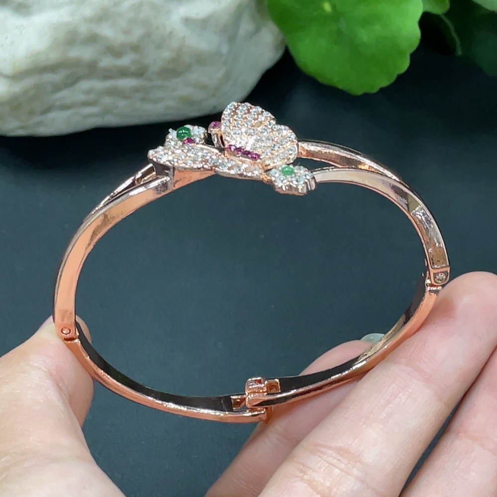 F22497867 Jadeite Bangle Total Weight Approx.17.57g Size Approx.58.6mm Non-gold Inlaid