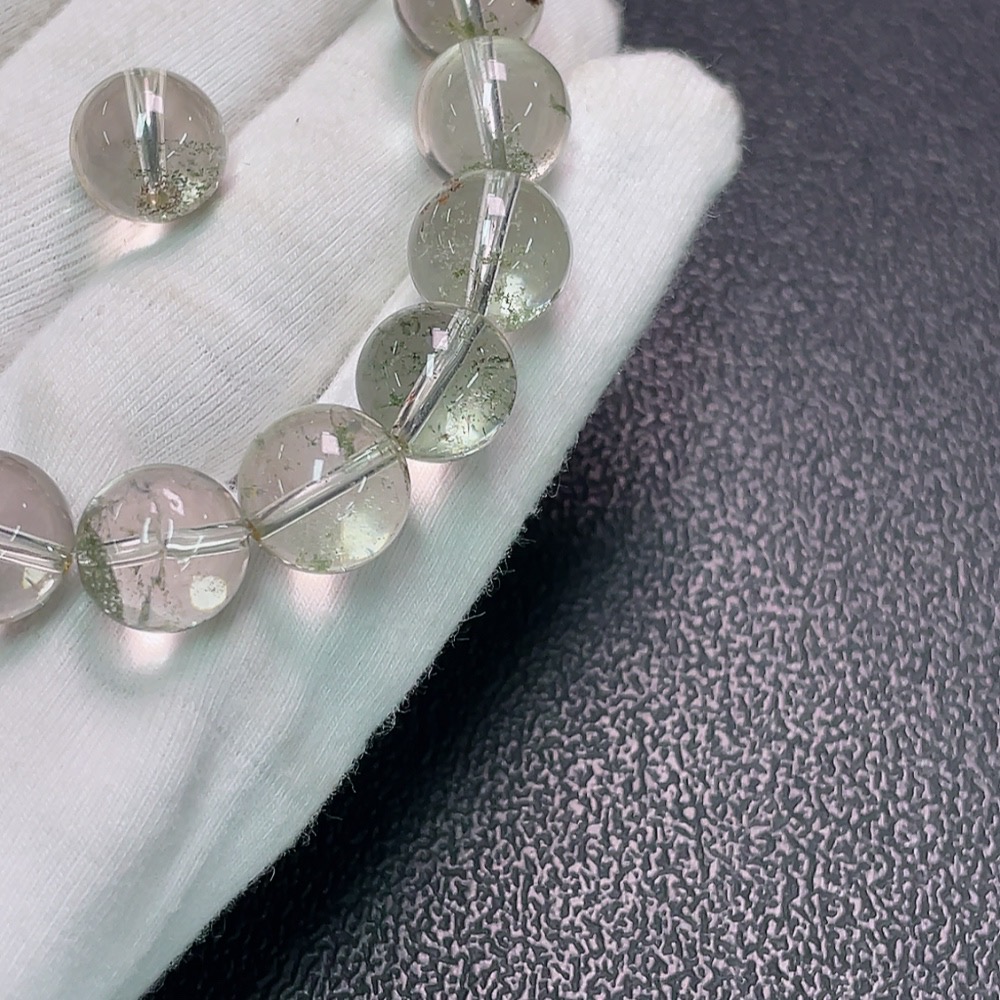 C33869447 Crystal Bracelet + Single Bead Non-Gold Total Weight Approx. 39.55g Size 10.9mm Sell as a Lot