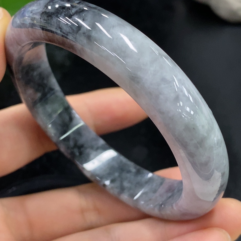 F29381498 Jadeite Round Bracelet, Total Weight Approx. 56.77g, Size 57