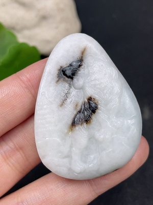 H31635340 Hetian Jade Pendant - Ascending Mountain Tiger, Total Weight Approx. 29.7g, Color Origin Undetermined