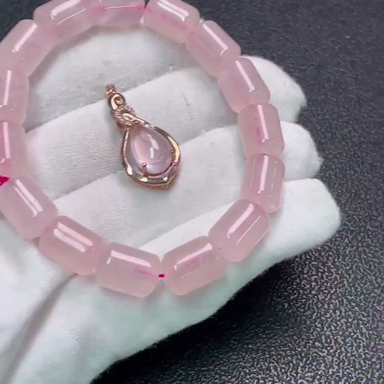 C34989307 Crystal Bracelet + Pendant Non供求Gold Total Weight Approx. 31.45g Sell as a Lot