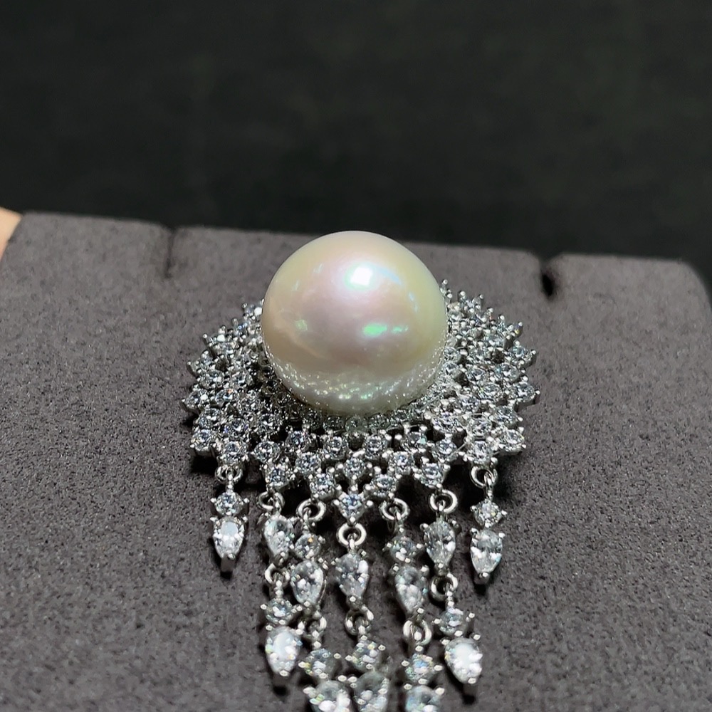 C29385038 Pearl Pendant Non-Gold Setting Total Weight Approx. 8.2g Size About 13.3mm