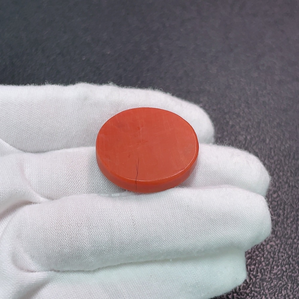 C34006718 South Red Agate Pendant with Visible Organic Matter, Total Weight Approx. 7.46g, Size About 27.4*5.6mm