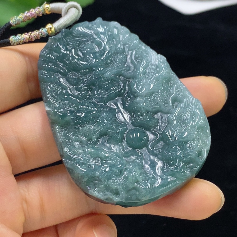 F31652237 JadeiteDragon Pendant