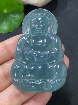 F35117303 Jadeite Pendant Guanyin Total Weight Approx. 23g