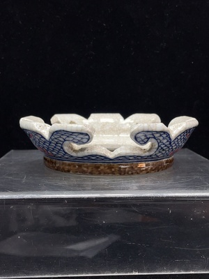 W42042884 陶瓷 全品 近代青花托盘
