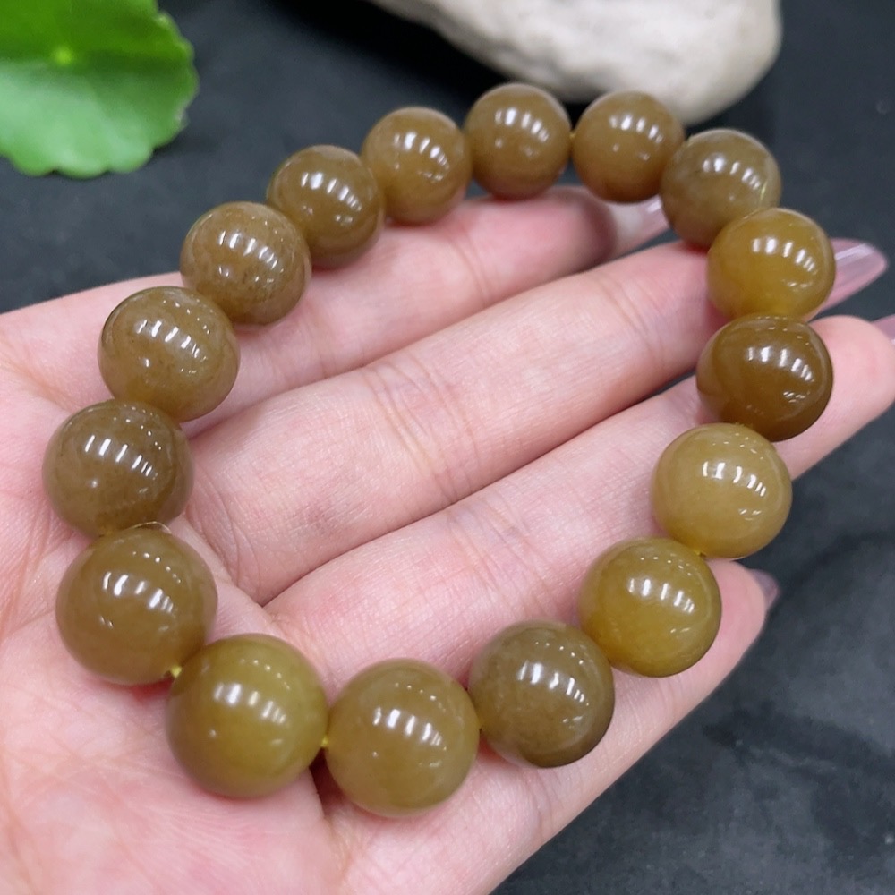 H33925505 Hetian Jade Bracelet    Approx. 11.8mm    Total Weight Approx. 42.6g