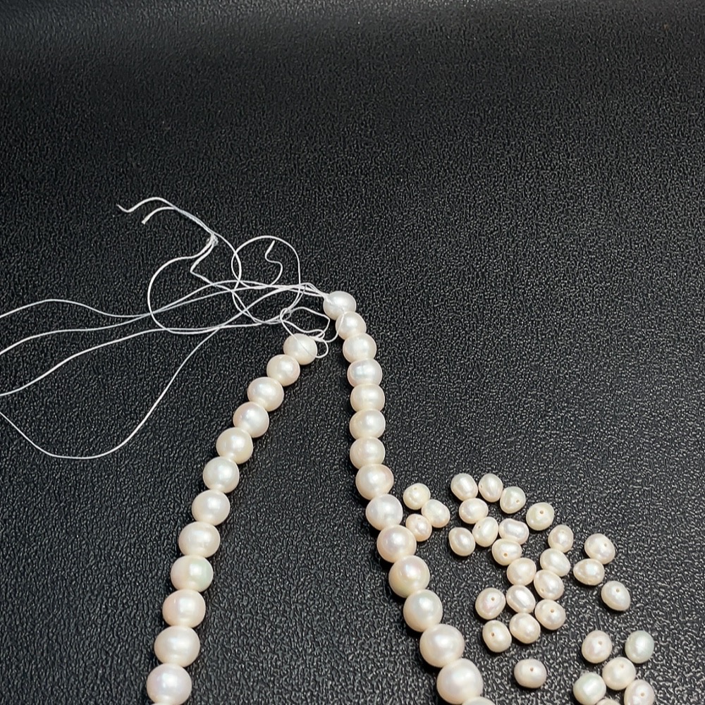 C33870937 Pearl bead necklace + loose beads, total weight approx. 59.17g, lot of 10+ pieces
